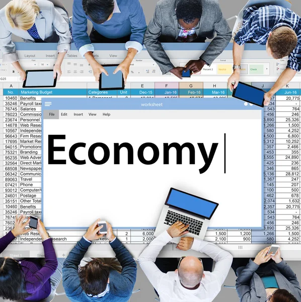 Economy Financial Investment  Concept — Stock Photo, Image