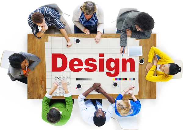 Diseño Dibujo Concepto creativo — Foto de Stock