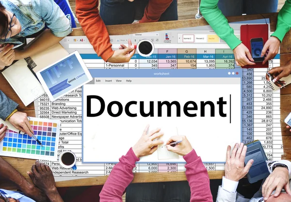 Documento, note legali — Foto Stock