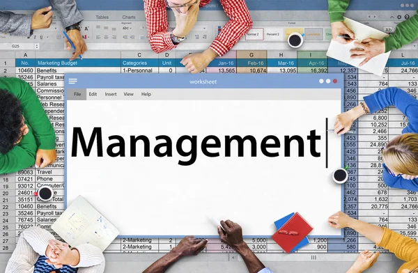 Management Organization Concept — Stock Photo, Image