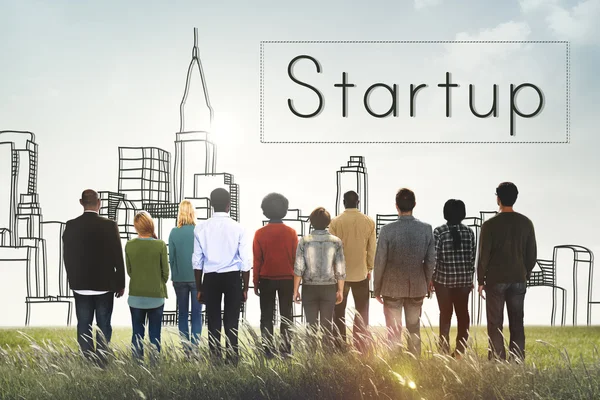 Startup, novo conceito de negócio — Fotografia de Stock