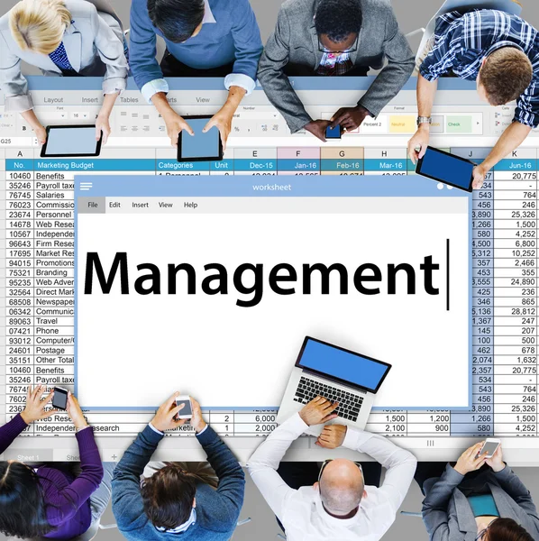 Concepto de organización de gestión — Foto de Stock