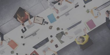 Toplantıdaki iş adamları