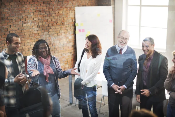 Diversity people at meeting — Stock Photo, Image