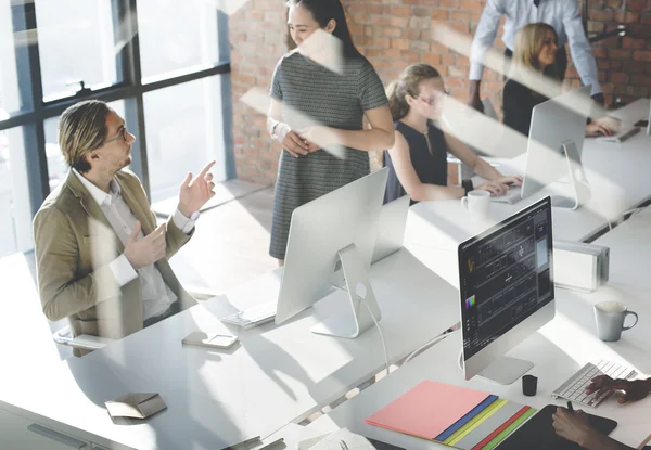 Meeting Colleagues Concept — Stock Photo, Image