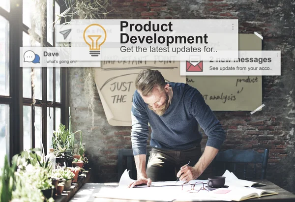 Concepto de desarrollo de productos —  Fotos de Stock