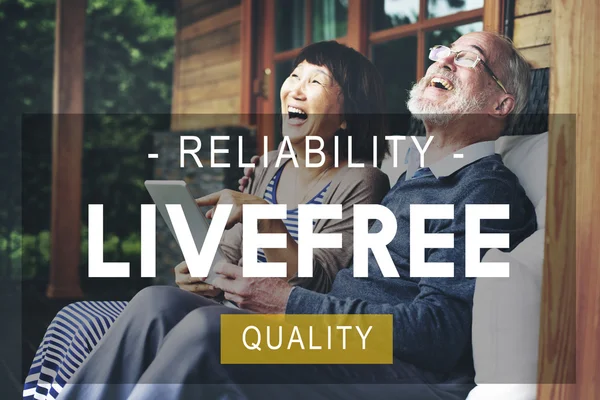Livefree 可靠性质量生活 — 图库照片