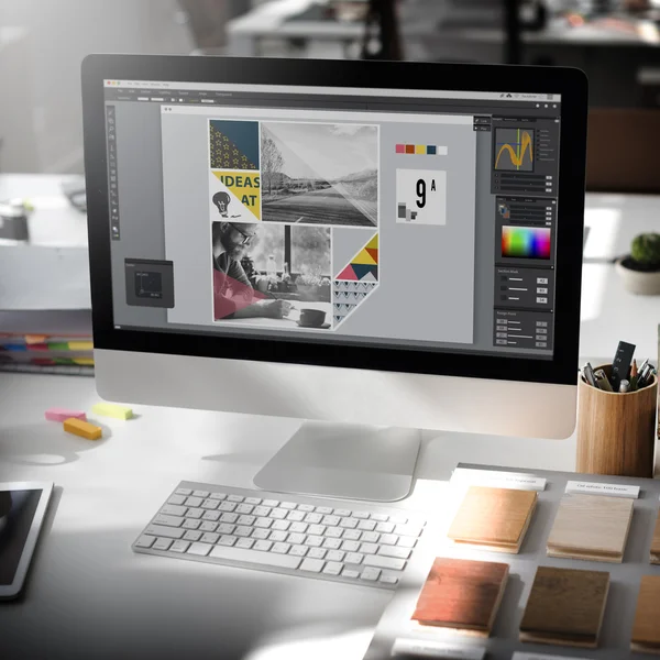 Designstudio koncept — Stockfoto