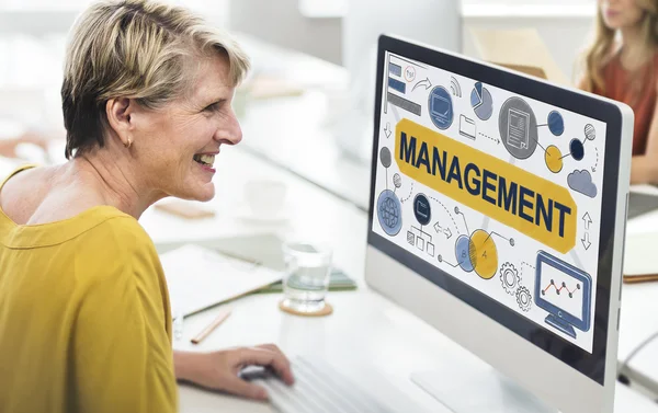 Management Organization Concept — Stock Photo, Image
