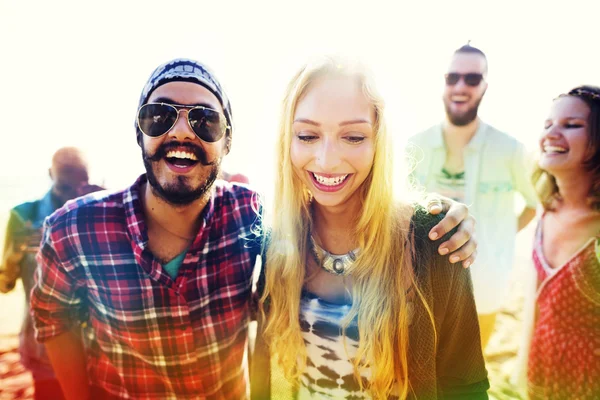 Amigos Vinculación Concepto de Felicidad — Foto de Stock