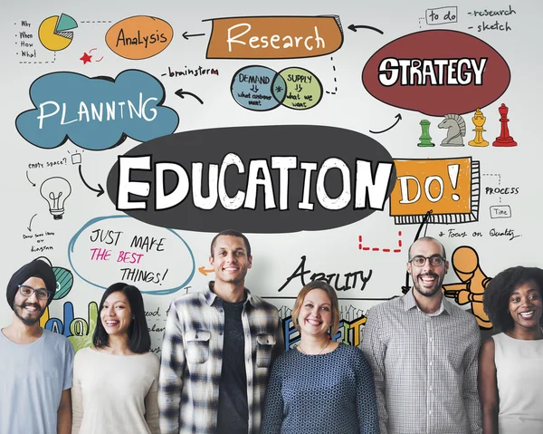 Diversidad personas con educación —  Fotos de Stock