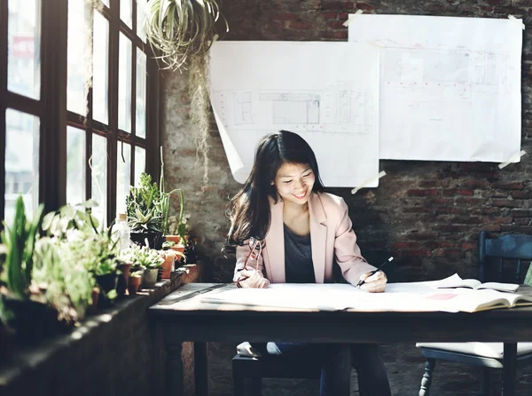 Mujer de negocios Concepto de ocupación — Foto de Stock