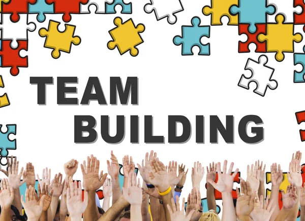 Team Building, koncepcja korporacyjnych połączenia — Zdjęcie stockowe