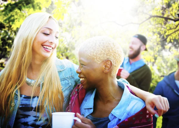 Friends Outdoors Camping Concept — Stock Photo, Image