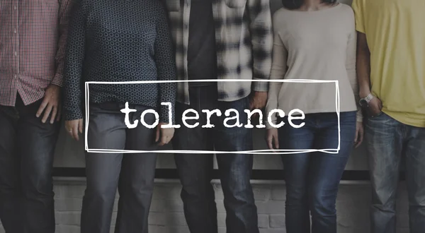 Diversidad personas con tolerancia — Foto de Stock