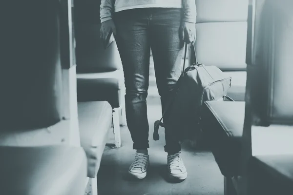 Retrato de mujer Viajar — Foto de Stock