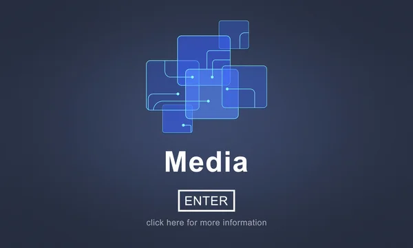 Media, Internet Concept — Stock Photo, Image