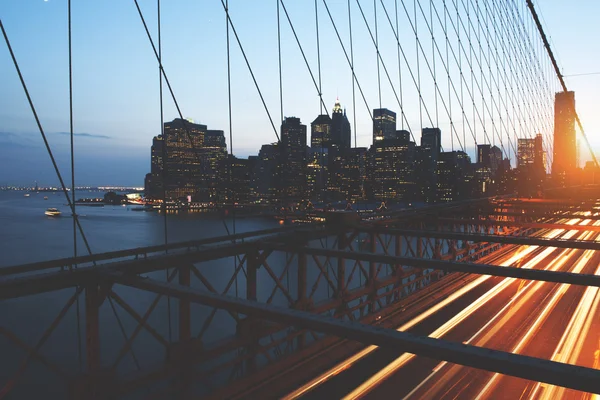 View from the Brooklyn bridge — Stock Photo, Image