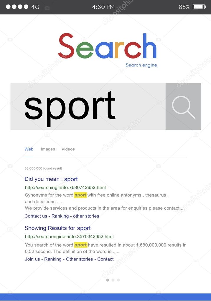 Internet Search Concept