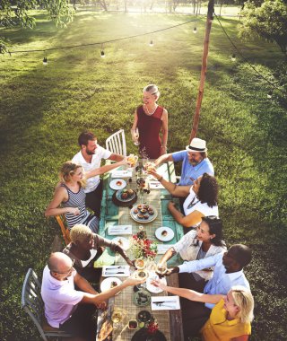 Açık kavramı yemek arkadaşlar