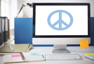 Huzurlu sembolü özgürlük kavramı