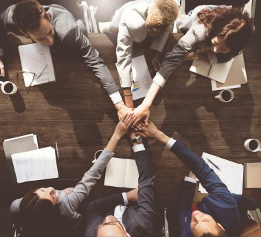 Grup beyin fırtınası halkı, tartışmak ve bir şeyler planlıyor