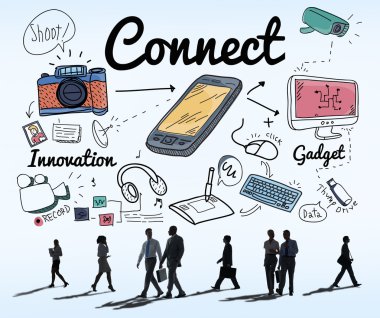 Şirket çalışanları Silhouettes