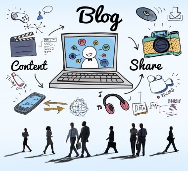 Şirket çalışanları Silhouettes