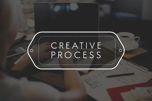 創造的なプロセスの概念 — ストック写真