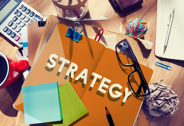 Strategie Concept van het plan van de visie — Stockfoto