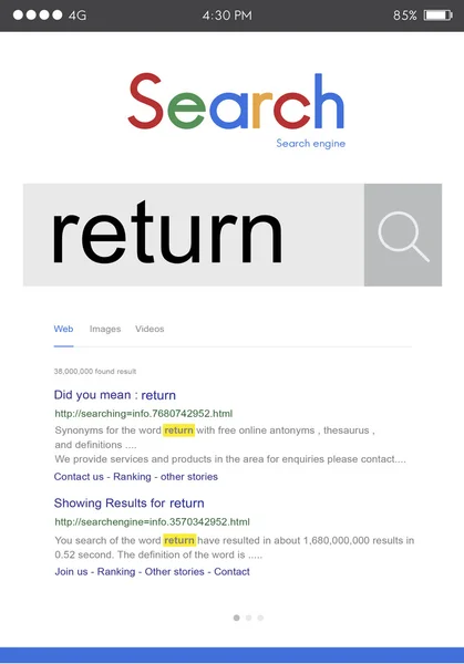 Internet Search Concept — Stock Photo, Image