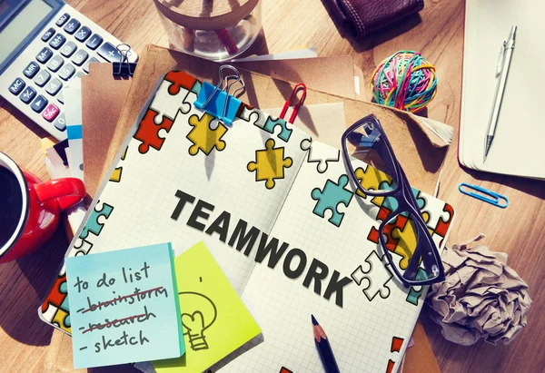 Team Building współpracy — Zdjęcie stockowe