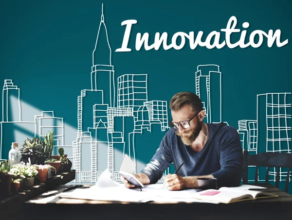Innovatie ontwikkeling ontwerpconcept — Stockfoto
