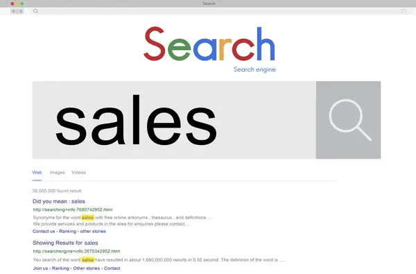 インターネット検索の概念 — ストック写真