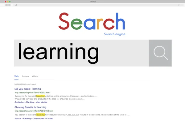 인터넷 검색 개념 — 스톡 사진