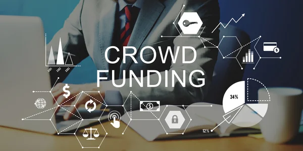 Crowd Funding Concept — Stock Photo, Image