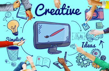 Yaratıcı fikirler tasarım konsepti