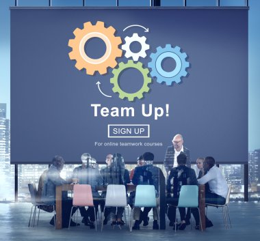 çalışan iş adamları 