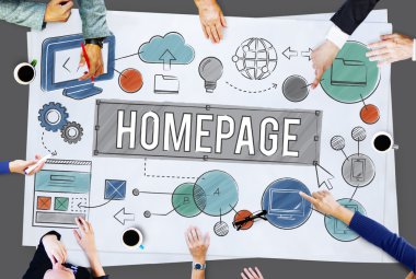 Ana etki alanı Html Web tasarım konsepti