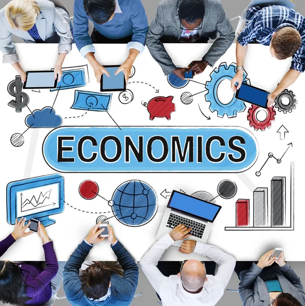 Ökonomie betriebswirtschaftliche Kosten Finanzierung Buchhaltungskonzept — Stockfoto