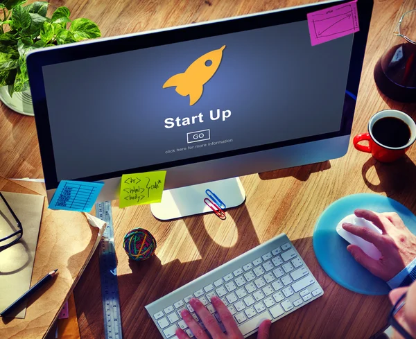 Start-up, neues Geschäftskonzept — Stockfoto
