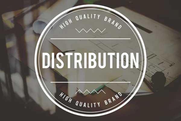 Distribution, marque de haute qualité — Photo