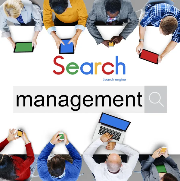 Management Organization Managing Controlling Concept — Stock Photo, Image
