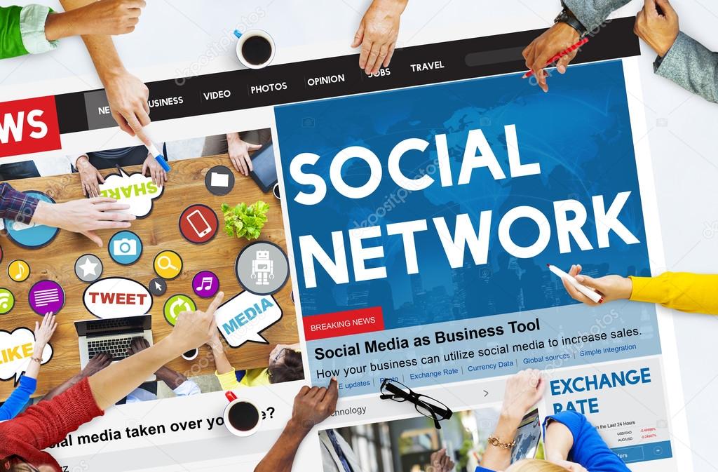 Social Network, Connection Concept