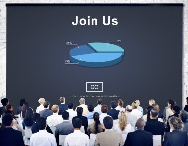 İş adamları Kurumsal Konferansı sırasında