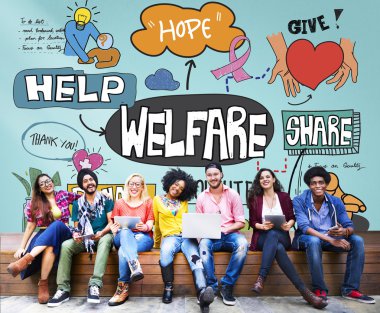 Welfare Support Concept clipart
