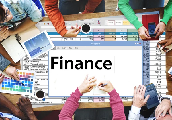 Diversity People and Finance, Accounting Concept — Stock Photo, Image