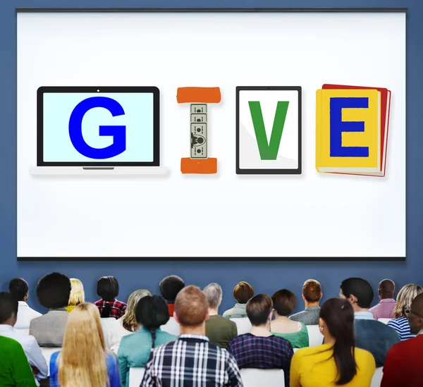 Group of people at the seminar — Stock Photo, Image