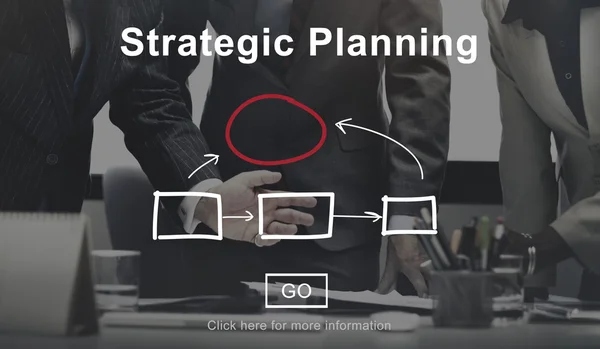 Planejamento Estratégico, Conceito do Projeto — Fotografia de Stock