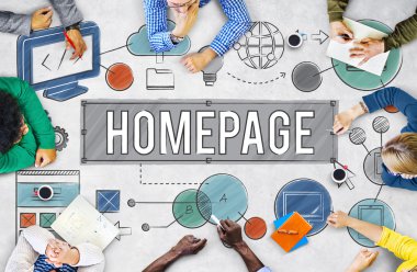 Ana etki alanı Html Web tasarım konsepti